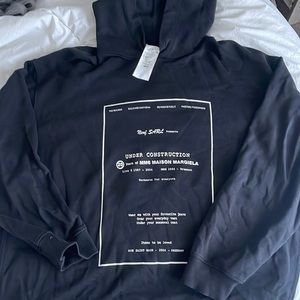 Maison margiela under construction hoodie